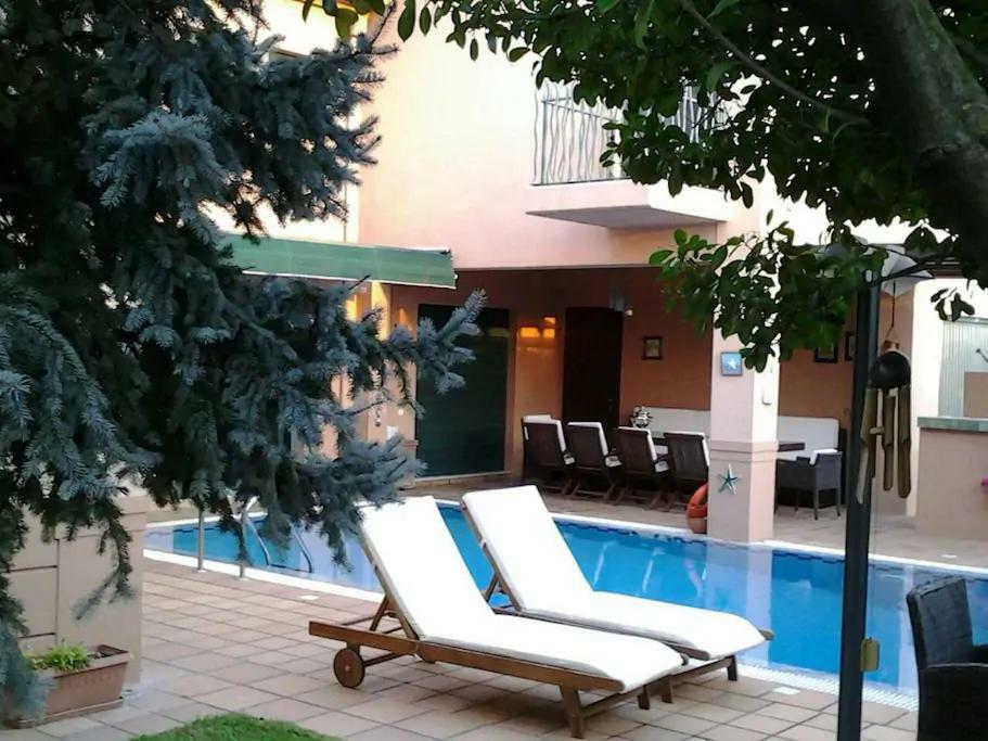 4-Seasons Pool Villa Near Meteora Трикала Экстерьер фото