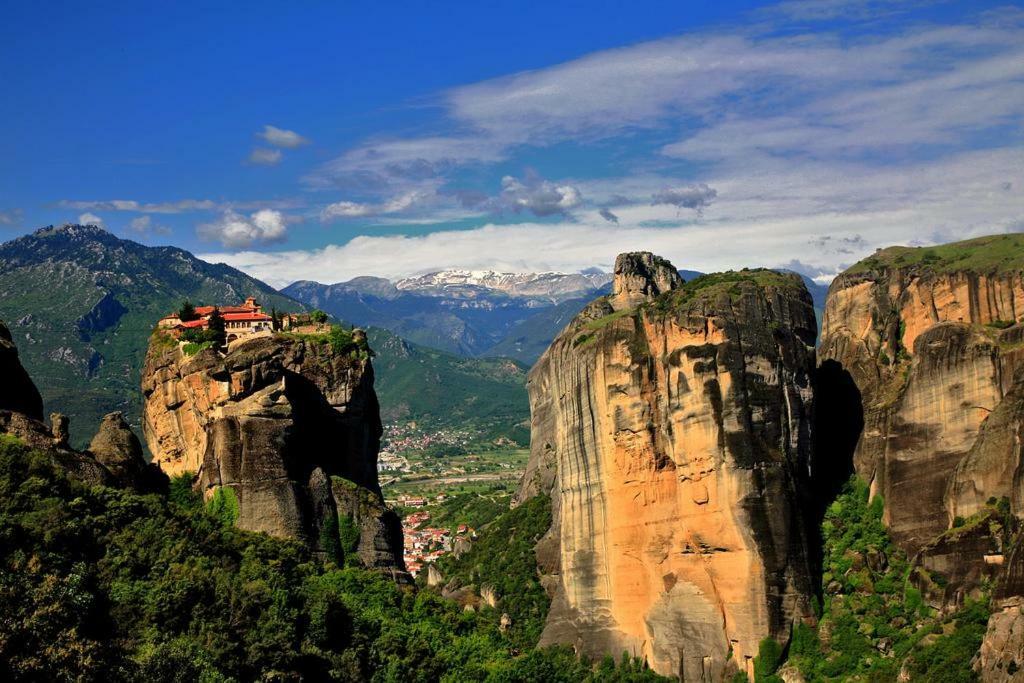 4-Seasons Pool Villa Near Meteora Трикала Экстерьер фото